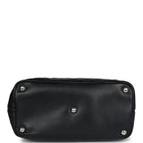 Chanel Vintage Large Cambon Ligne Tote Black Calfskin Silver Hardware