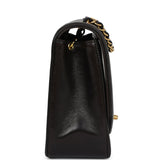 Chanel Vintage Medium Diana Flap Bag Black Lambskin Gold Hardware
