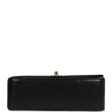 Chanel Vintage Small Diana Flap Bag Black Lambskin Gold Hardware