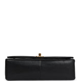 Chanel Vintage Medium Diana Flap Bag Black Lambskin Gold Hardware