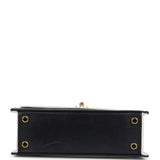 Chanel Vintage Trapezoid Flap Bag Navy and White Lambskin Gold Hardware