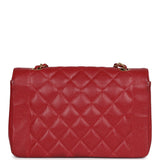 Chanel Vintage Medium Diana Flap Bag Red Caviar Gold Hardware