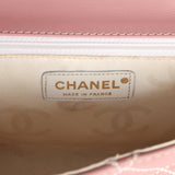 Chanel Vintage Mini Wild Stitch Surpique Top Handle Flap Bag Pink Calfskin Gold Hardware