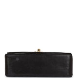 Chanel Vintage Small Diana Flap Bag Black Lambskin Gold Hardware
