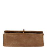 Chanel Vintage Mini Diana Flap Bag Brown Suede Gold Hardware
