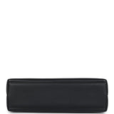 Chanel Vintage Large Kelly Black Lambskin Gold Hardware