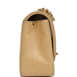 Chanel Vintage Small Diana Flap Bag Beige Lambskin Gold Hardware