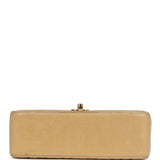 Chanel Vintage Small Diana Flap Bag Beige Lambskin Gold Hardware