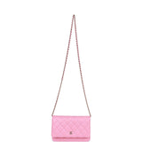 Chanel Wallet On Chain WOC Pink Lambskin Gold Hardware