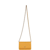 Chanel Wallet On Chain Yellow Caviar Gold Hardware
