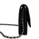 Chanel Wallet On Chain WOC Black Caviar Silver Hardware