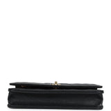Chanel Wallet On Chain WOC Black Caviar Gold Hardware