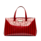 Louis Vuitton Monogram Vernis Rayures Wilshire PM HandBag