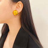 Chanel vintage gold earrings