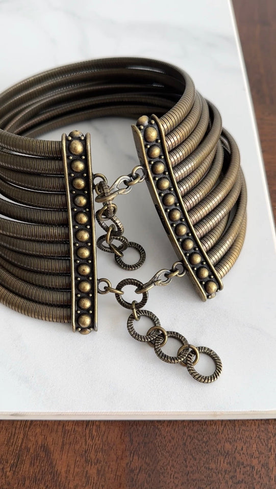 Christian Dior John Galliano Vintage 1997 Masai Choker Necklace