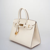 Hermes Birkin 30 Sellier Bag in Nata Epsom Leather with Gold Hardware