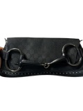 Gucci Horsebit 1955 Cloth Black Monogram Shoulder bag