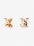 Louis Vuitton Iconic Earrings Gold Base Metal