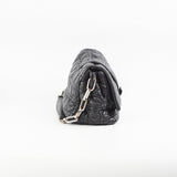 Dior Cannage Lock Bag Black