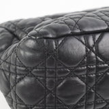Dior Cannage Lock Bag Black