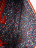 Chanel Matelasse Lambskin Clutch Red Lambskin Leather
