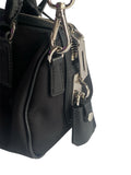 Prada Black Re-Nylon Top Handle Crossbody Bag
