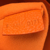 Micro Luggage Leather Handbag Orange