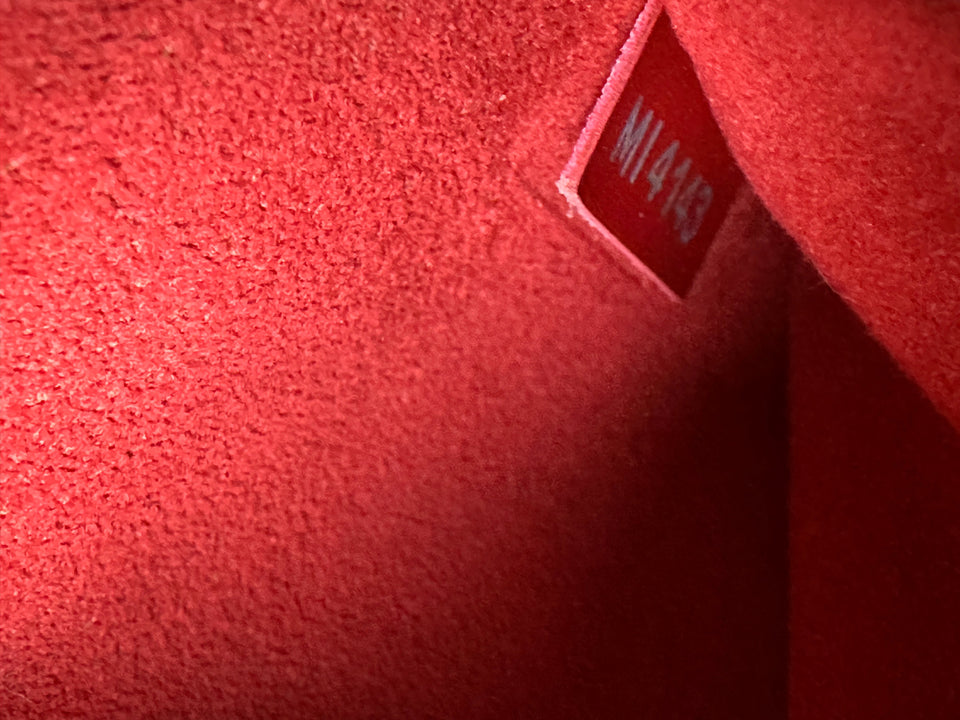 Louis Vuitton Red Epi Alma BB Crossbody Bag