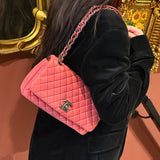 Chanel Iridescent Calfskin New Bubble Quilt Flap Bag