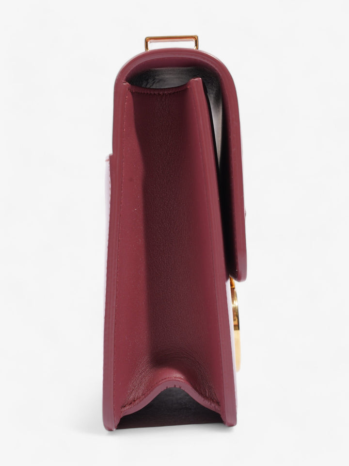 Christian Dior 30 Montaigne Dark Pink Calfskin Leather