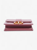 Christian Dior 30 Montaigne Dark Pink Calfskin Leather