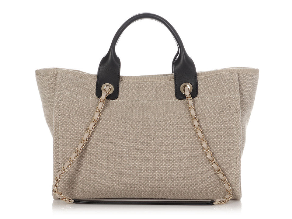 Chanel Small Mixed Fibers Deauville Tote