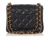 Chanel Mini Vintage Black Quilted Caviar Classic