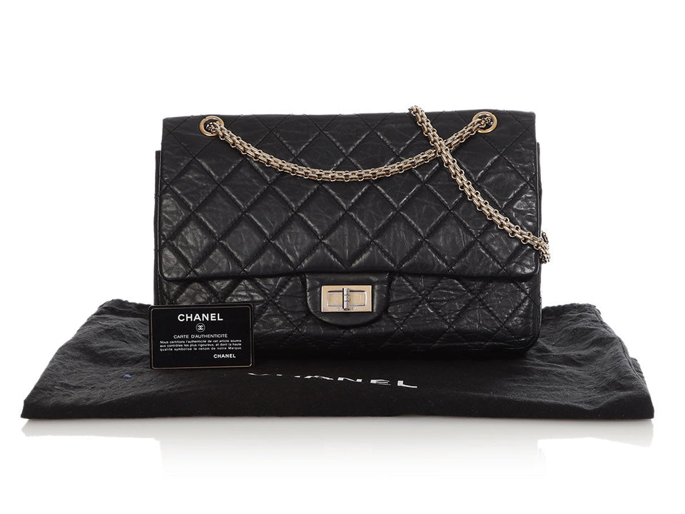 Chanel Black Quilted Aged Calfskin Reissue 2.55 Flap 227