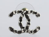 Chanel Logo Necklace & Pierced Earrings Set