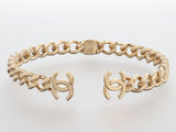 Chanel Medium Gold-Tone Logo Choker