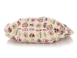 Chanel Small Pink Canvas Coco Heart Motif Hobo