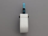 Chanel Silver Metallic Caviar Luggage Hook