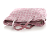 Chanel Pink Canvas Travel Ligne Tote