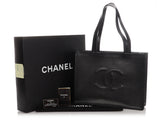 Chanel Vintage XL Black Caviar Tote
