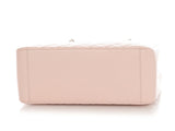 Chanel Light Pink Quilted Caviar Grand Shopping Tote GST