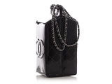Chanel Black Patent Milk Carton Bag
