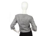 Chanel Black and White Tweed Jacket