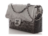 Chanel Black Quilted Vinyl Melrose Dégradé Flap