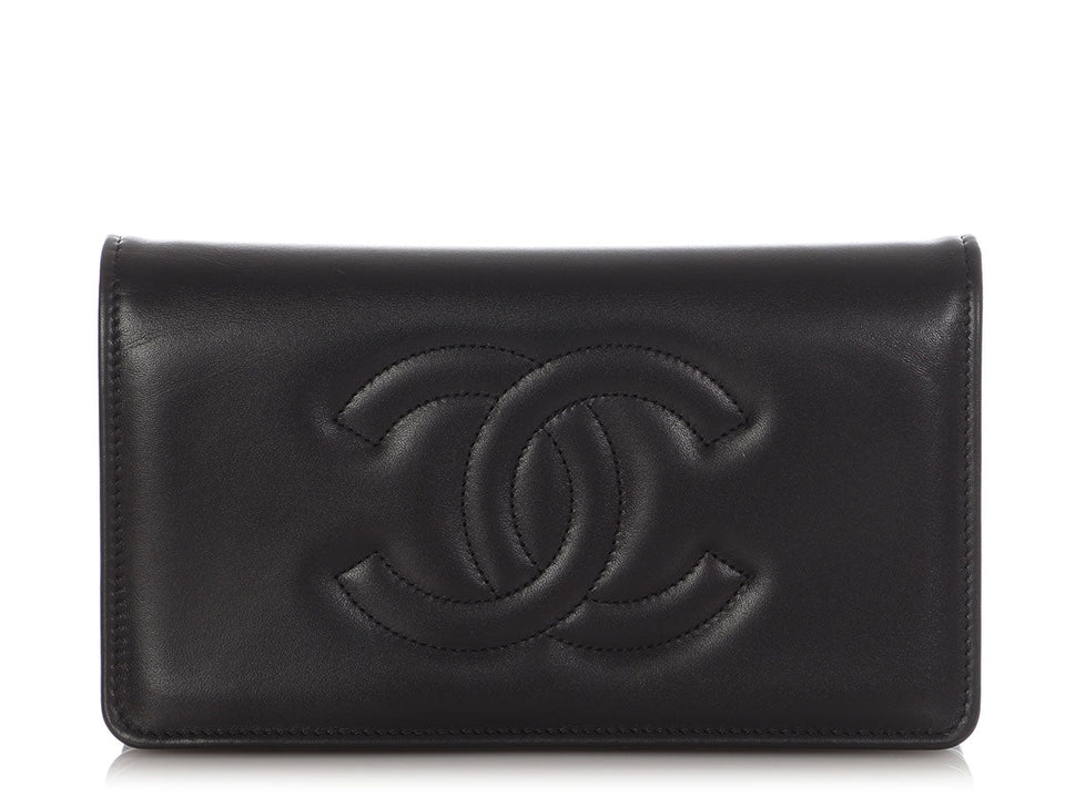 Chanel Black Lambskin Wallet On Chain WOC