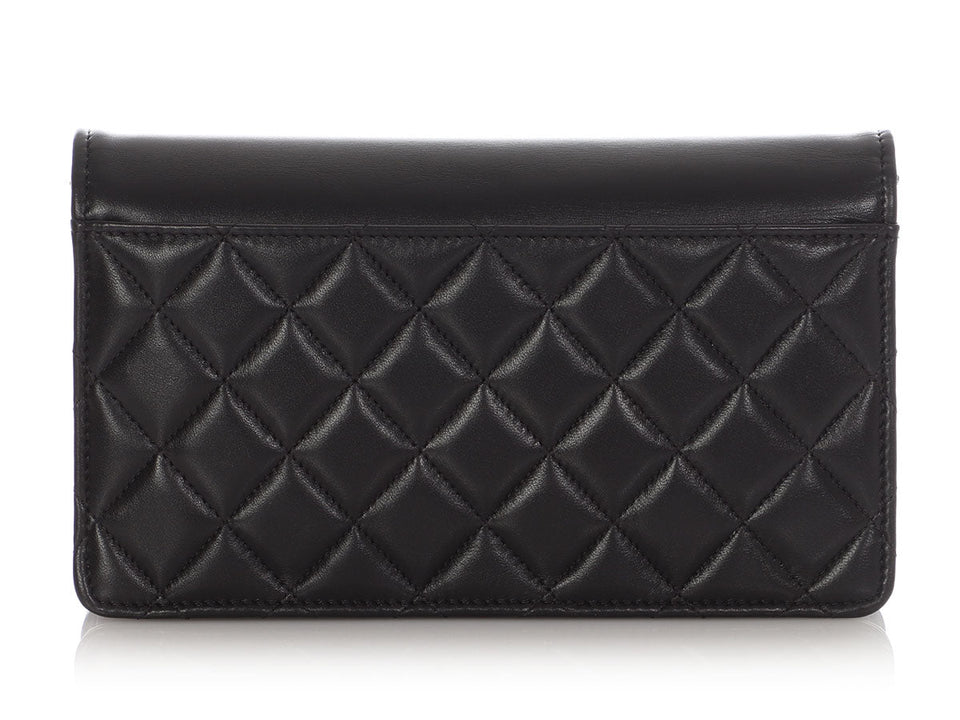 Chanel Black Lambskin Wallet On Chain WOC
