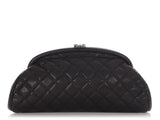 Chanel Black Quilted Caviar Timeless Clutch