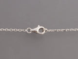 Chanel 18K White Gold Diamond and Black Onyx Camélia Sculpté Drop Necklace