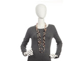 Chanel Layered Long Logo Necklace