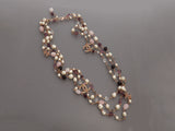 Chanel Layered Long Logo Necklace